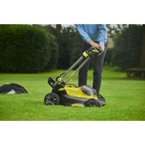 RYOBI - Tondeuse poussée 18V Brushless - Ø coupe 40 cm - ramassage e