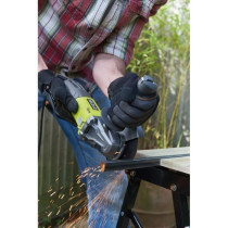 RYOBI - Meuleuse d'angle 800 W diam. 125 mm - 12 000 tr/min + sac, dis