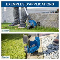 Coupe-bordures sans fil C-LT300-X - téléscopique + fonction 2 en 1 -