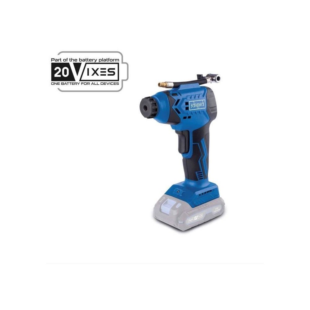 Compresseur sans fil C-AC20-X - pression max 7 bars - 6 accessoires in