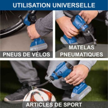 Compresseur sans fil C-AC20-X - pression max 7 bars - 6 accessoires in