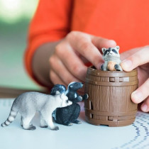 Coffret Jeux rigolos avec la noix, figurines animaux sauvages, Schleic