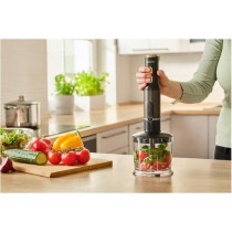 Mixeur plongeant 6 en 1 - SENCOR - SHB 6442BK - 1200 W - Technologie T