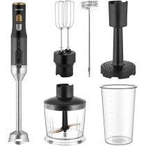 Mixeur plongeant 6 en 1 - SENCOR - SHB 6442BK - 1200 W - Technologie T