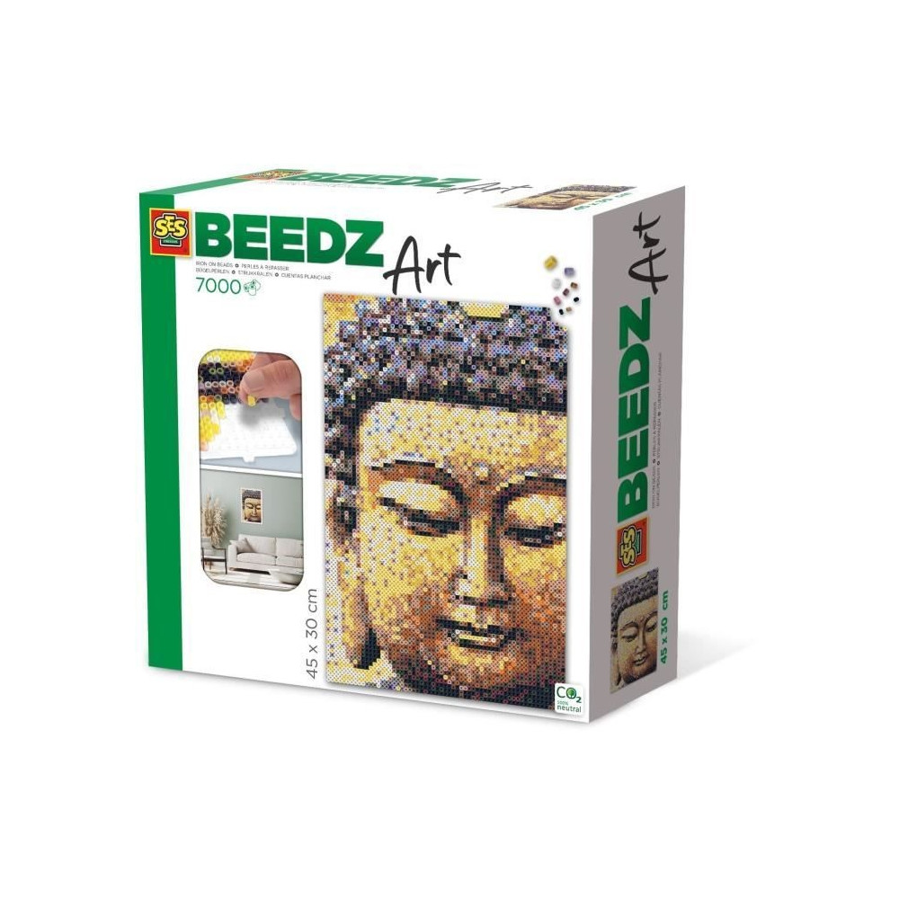 Kit Perles a Repasser Bouddha 7000 - SES CREATIVE - Enfant - Multicolo