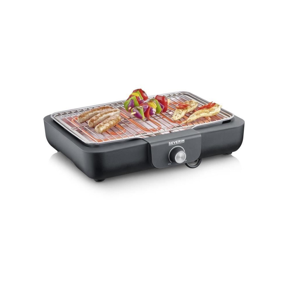 Barbecue électrique de table - SEVERIN PG8554 - Surface de cuisson 37