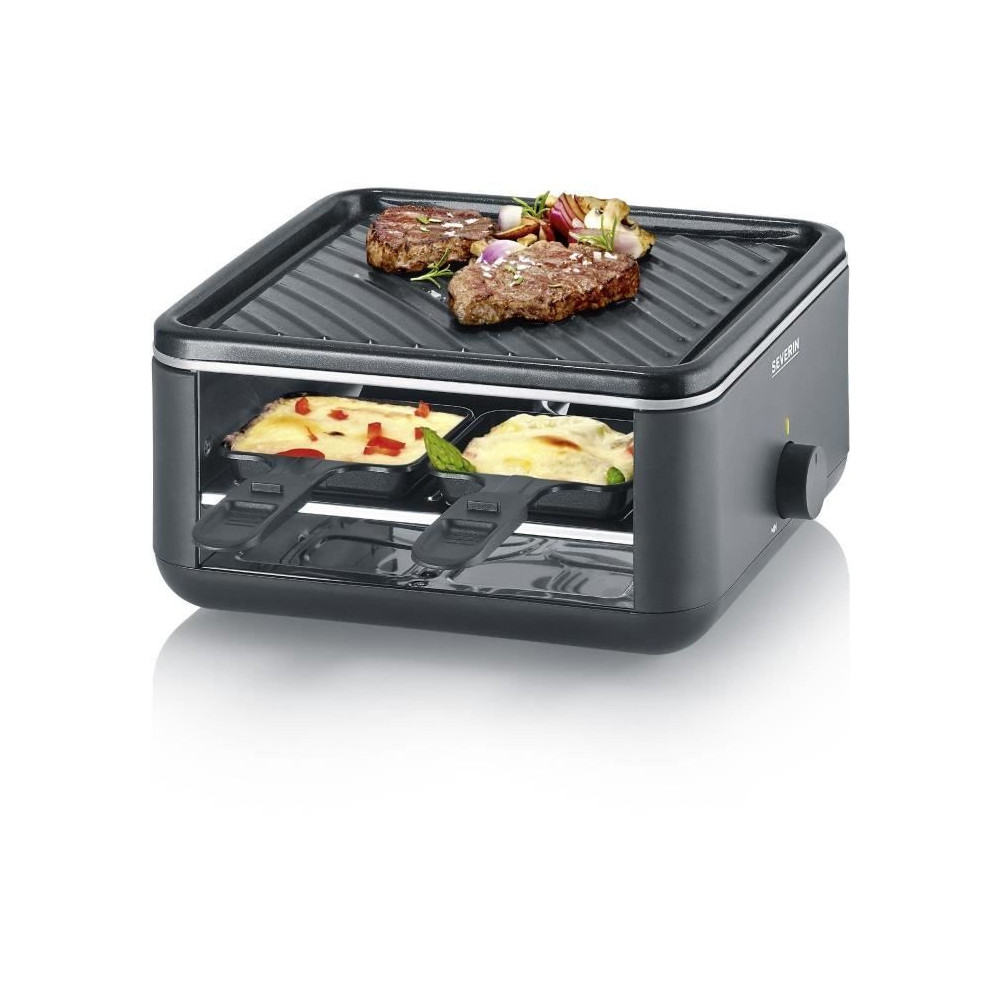 Raclette Gril - SEVERIN - RG2360 - 4 pers. - Compacte - Plaque 24 x 24