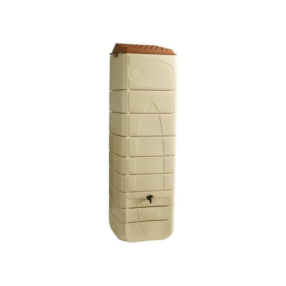 Récupérateur d'eau mural - BELLI - 650 L - Beige