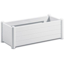 STEFANPLAST Bac a fleurs rectangulaire - Finition en bois - 100x43xH35