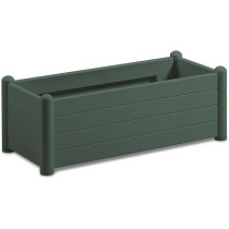 STEFANPLAST Bac a fleurs rectangulaire - Finition en bois - 100x43xH35