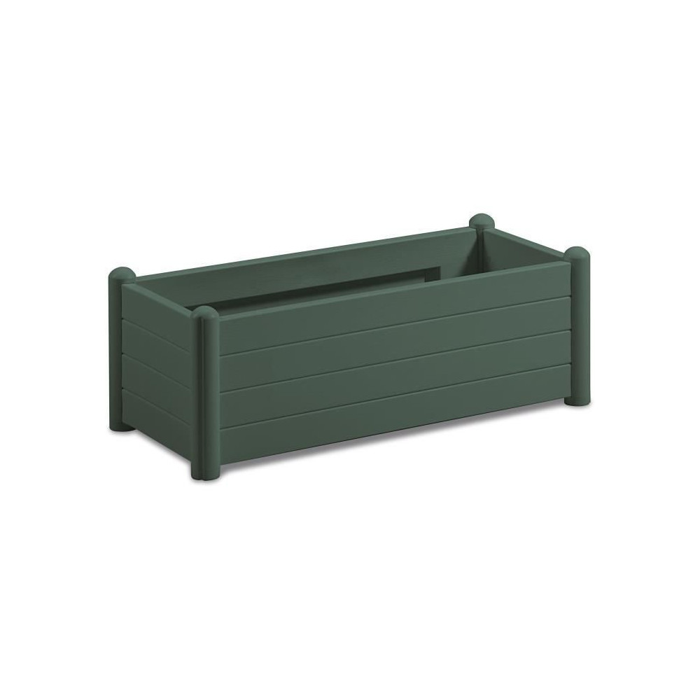 STEFANPLAST Bac a fleurs rectangulaire - Finition en bois - 100x43xH35
