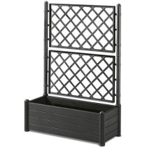 STEFANPLAST Jardiniere rectangulaire avec treillis - Finition en bois