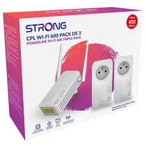 Kit CPL - STRONG - Powerline Wi-Fi 600 Triple Pack - Point d'Acces 300