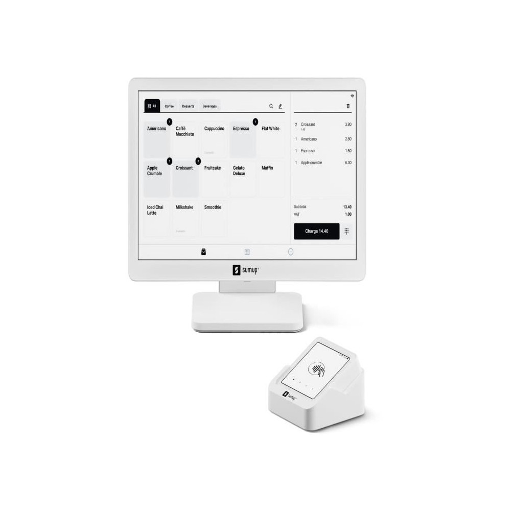 Systeme de Caisse Lite et terminal Solo - SUMUP - POS Lite + Solo card