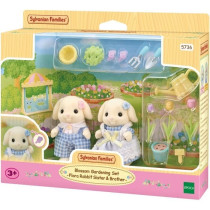 Poupée - SYLVANIAN FAMILIES - Le frere et la soeur Lapin Bélier - Ja