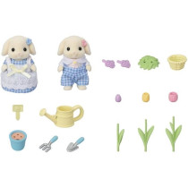 Poupée - SYLVANIAN FAMILIES - Le frere et la soeur Lapin Bélier - Ja