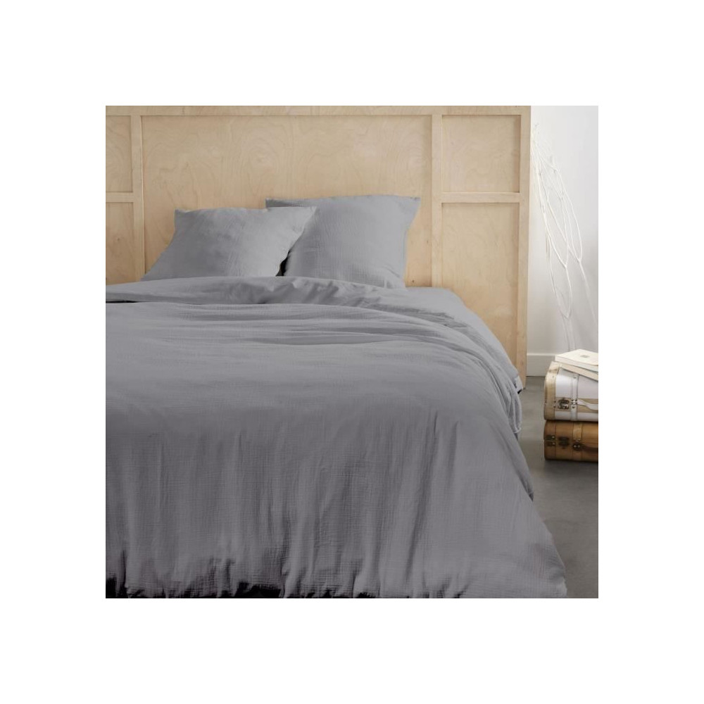 Parure de lit - TODAY - 123325 - 2 personnes - 240x220cm - Gaze de cot