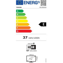 TOSHIBA 40LV2E63DG - TV LED 40'' (102 cm) - Full HD 1920x1080 - HDR10