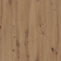 Table a manger fixe FOLLOW 6 personnes - Mélamine chene artisan - L16