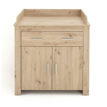 Chambre bébé Trio : Lit 70 x 140 cm + Commode a langer + Armoire AHO