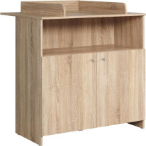 Chambre bébé duo NIKO - Lit 70x140 cm + Commode a langer 2 portes -