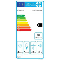 TurboAir Thunder 90 cm -Hotte murale extraction ou filtration-735 m3 a