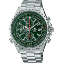 Montre en acier inoxydable EDIFICE - CASIO - Gris - Quartz - Verre min