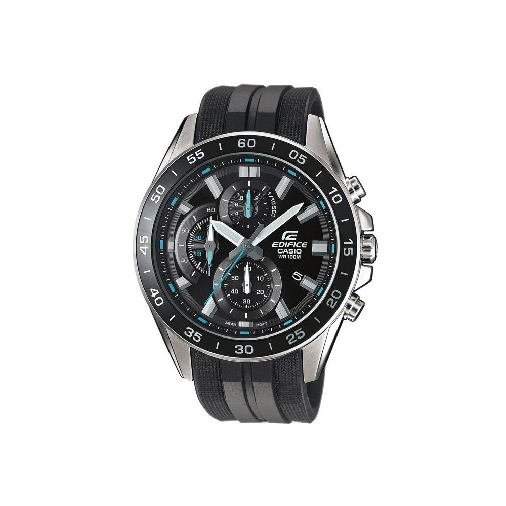 Montre en résine - EDIFICE - CASIO - Noir - Quartz - Verre minéral -