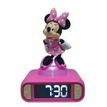 Réveil digital Minnie 3D avec veilleuse lumineuse et effets sonores -