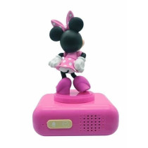 Réveil digital Minnie 3D avec veilleuse lumineuse et effets sonores -