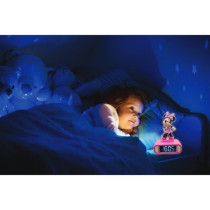 Réveil digital Minnie 3D avec veilleuse lumineuse et effets sonores -
