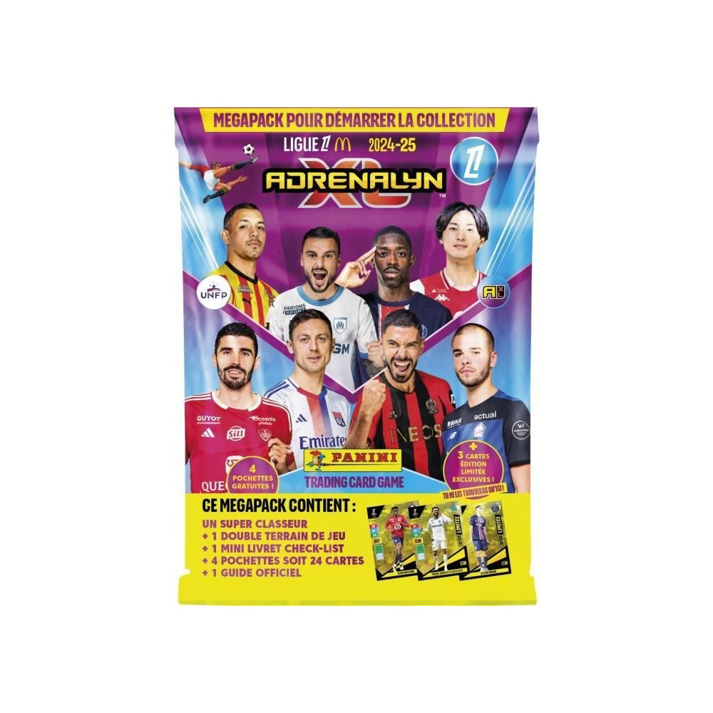 Starter pack - PANINI - Adrenalyn XL Ligue 1 McDonald's 2024-2025 - Cl