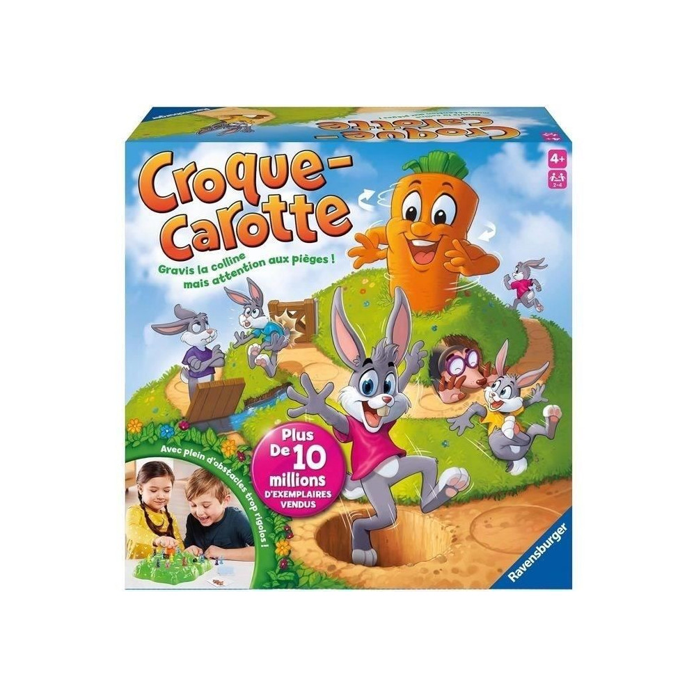 Jeu de parcours enfant - Ravensburger - Croque Carotte - 2 a 4 joueurs