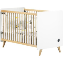 Chambre bébé trio OSLO - Lit 120x60 + Commode a langer 2 tiroirs ét
