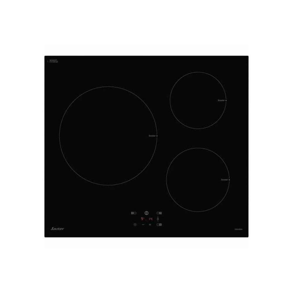 Table de cuisson induction SAUTER - 3 foyers - L60 cm - SI934B - 7200W
