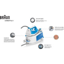 BRAUN IS1012BL - Centrale Vapeur Carestyle 1 - 5,5 bars - Pression Vap