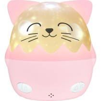Veilleuse musicale sans fil - BIGBEN - Chat - Projection 360°, 13 fil