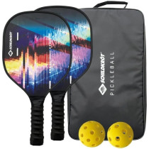 Set de Pickleball - SCHILDKRÖT - Jeu de raquettes - 2 raquettes + 2 b