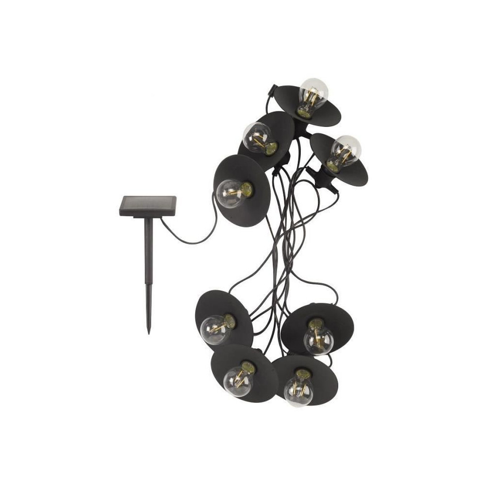 Guirlande solaire Vivo 365 20L - SMART SOLAR - 8 ampoules LED blanc ch