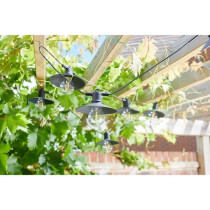 Guirlande solaire Vivo 365 20L - SMART SOLAR - 8 ampoules LED blanc ch