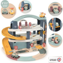 Garage 1er âge Little Smoby - 3 niveaux - Inclus : 1 voiture, 1 héli