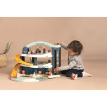 Garage 1er âge Little Smoby - 3 niveaux - Inclus : 1 voiture, 1 héli