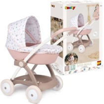 Poussette Landau pour poupée Baby Nurse - Smoby - Avec nacelle et can