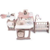 SMOBY - Baby Nurse Grande Maison des Bébés - Cuisine, Salle de Bain