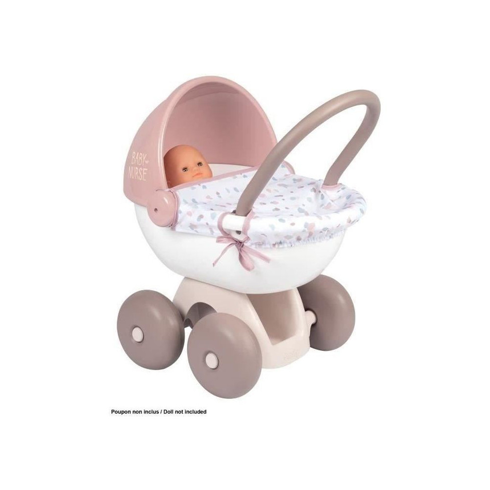 Landau câlin Baby Nurse pour poupon jusqu'a 42cm - SMOBY - Fabriqué