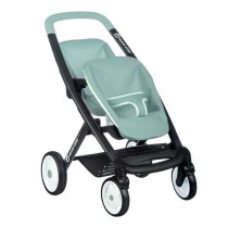 Smoby maxi-cosi poussette jumeaux sauge - poupons non inclus- des 3 an