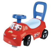 Smoby - Porteur auto enfant 2 en 1 - Spidey - Coffre sous la selle - D