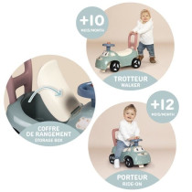 Little Smoby - Porteur Auto - Coffre sous la selle + siege - Klaxon -