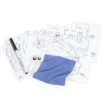 Smoby - Ardoise nomade - 3 utilisation différentes - Inclus : 1 feutr