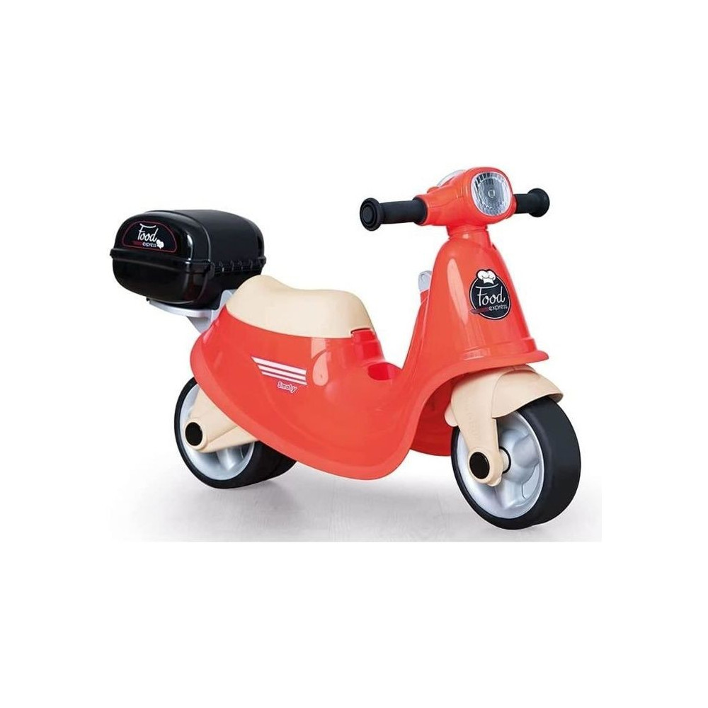 Porteur Scooter Food Express - Smoby - Roues Silencieuses - Porte-Baga